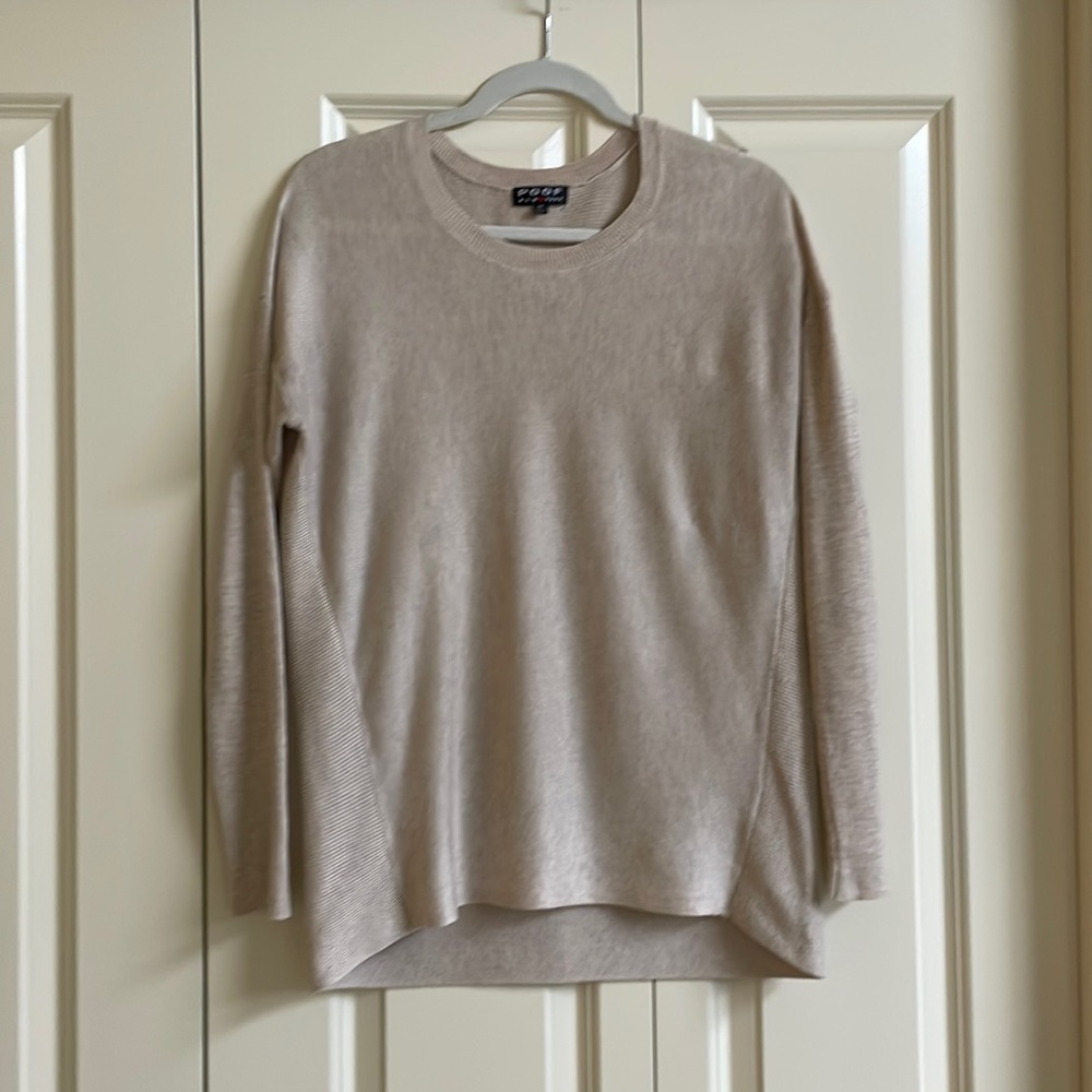 Lightweight cream colored sweater, size medium